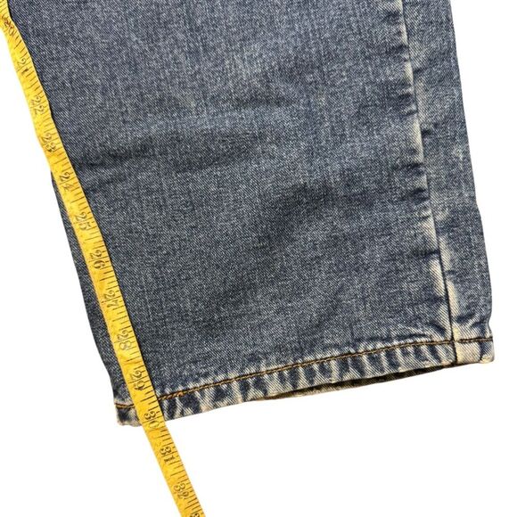 Levi's 550 Men's Flannel Lined Relaxed Fit Blue Denim Straight Leg Jeans 40 x 30 - Picture 10 of 10